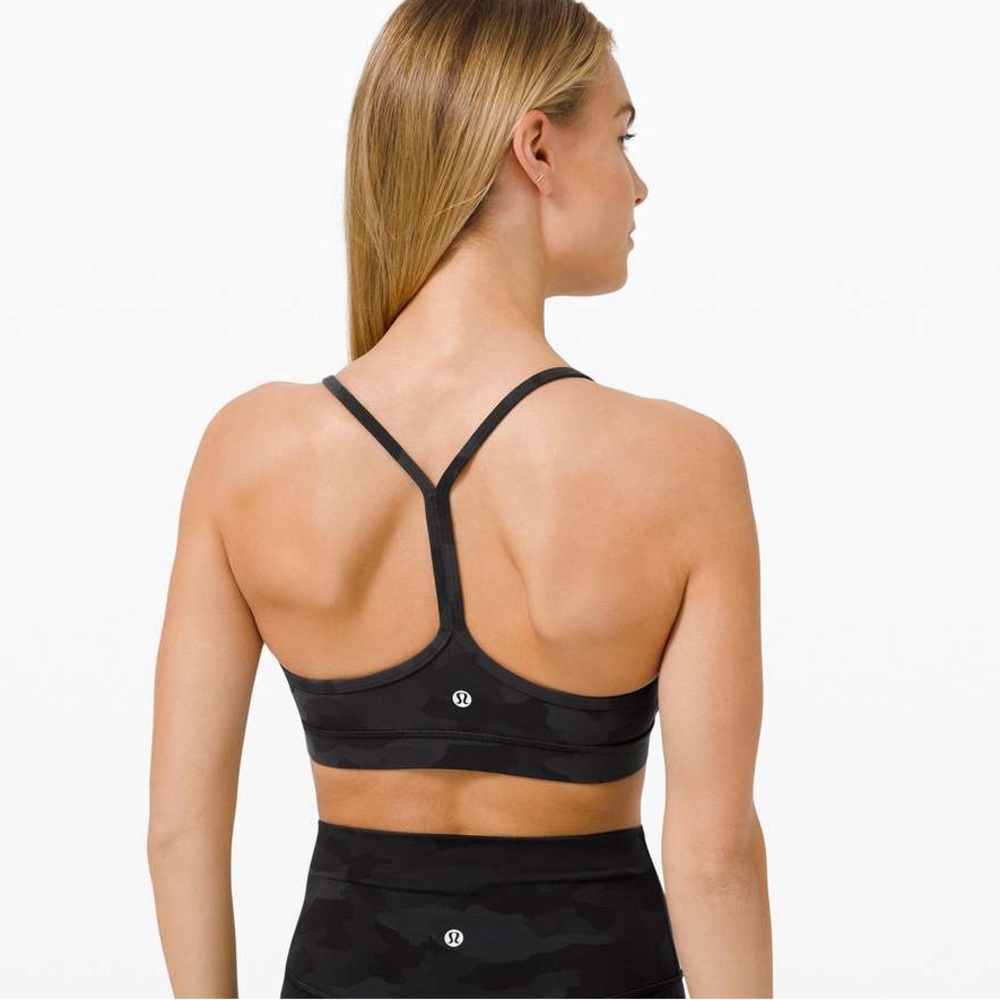 Lululemon camo flow Y bra nulu